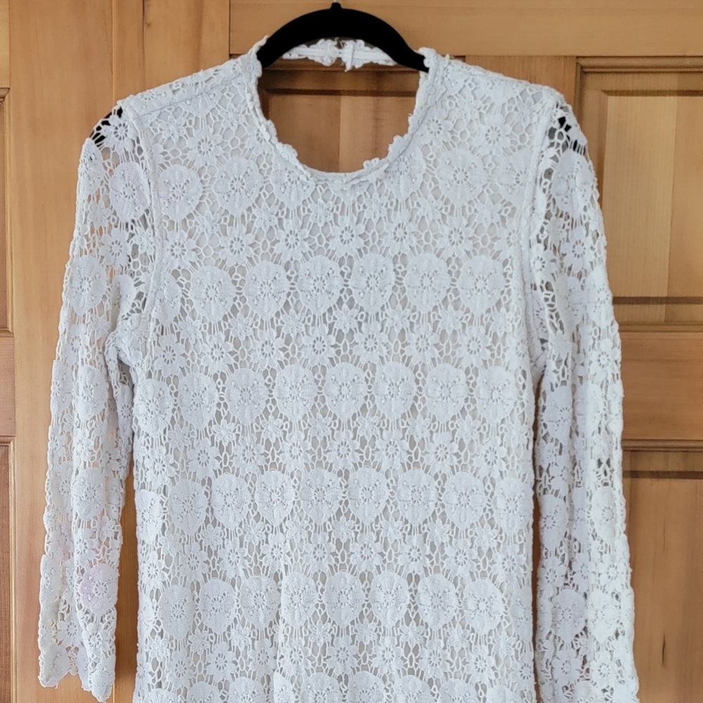 Crochet lace dress